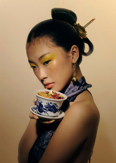 Lotus Herbal Bat Trang Candle