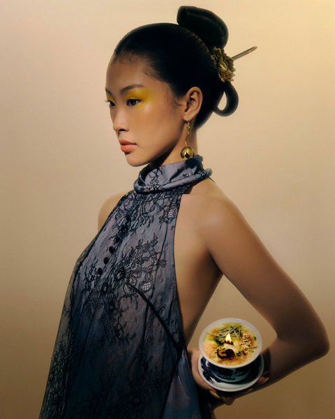 Lemongrass Herbal Bat Trang Candle