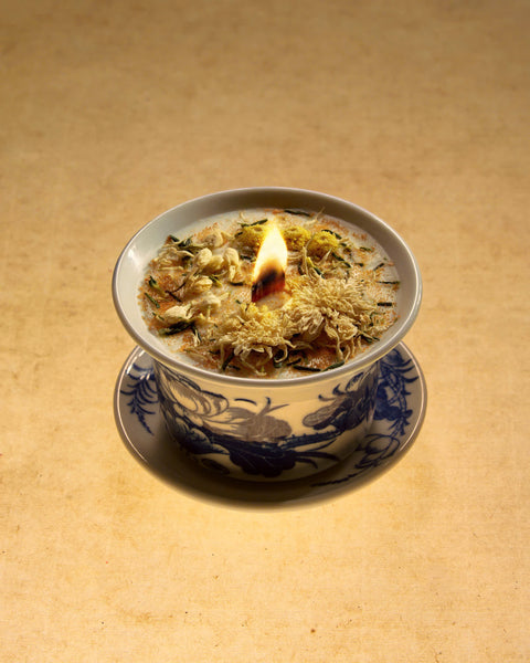 Sakura Herbal Bat Trang Candle