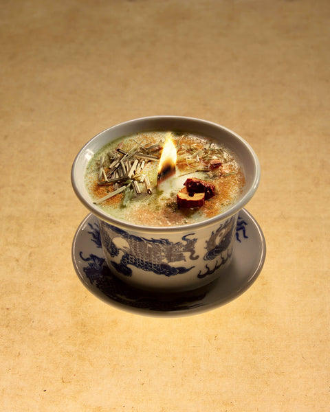 Lemongrass Herbal Bat Trang Candle