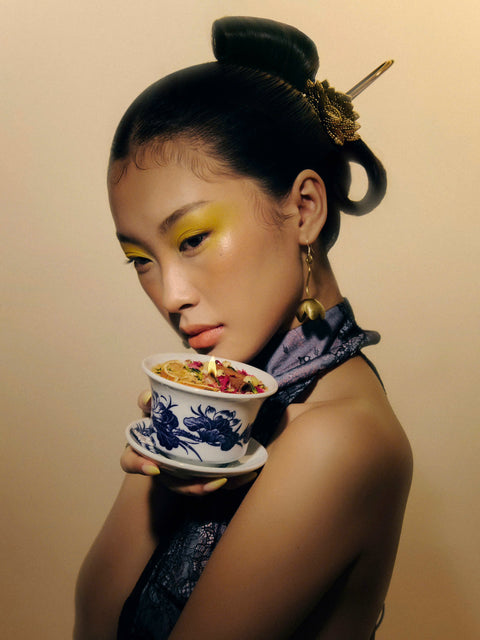 Lotus Herbal Bat Trang Candle