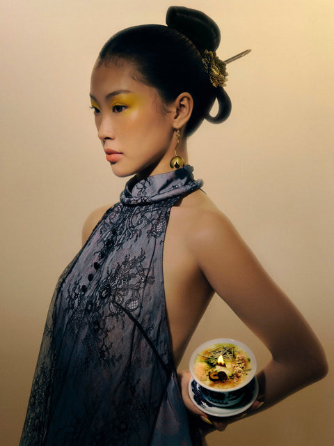The Cold Afternoon Herbal Bat Trang Candle